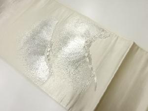 アンティーク　笠松模様刺繍袋帯（材料）